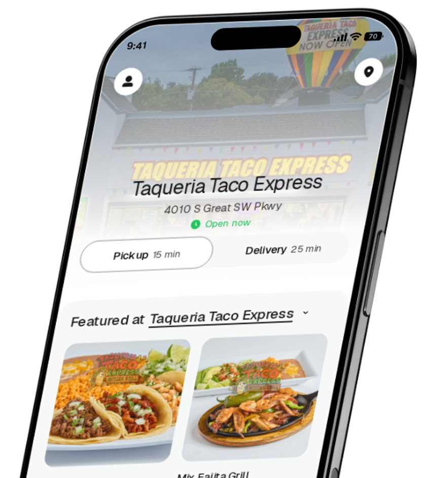 Taqueria Taco Express app preview