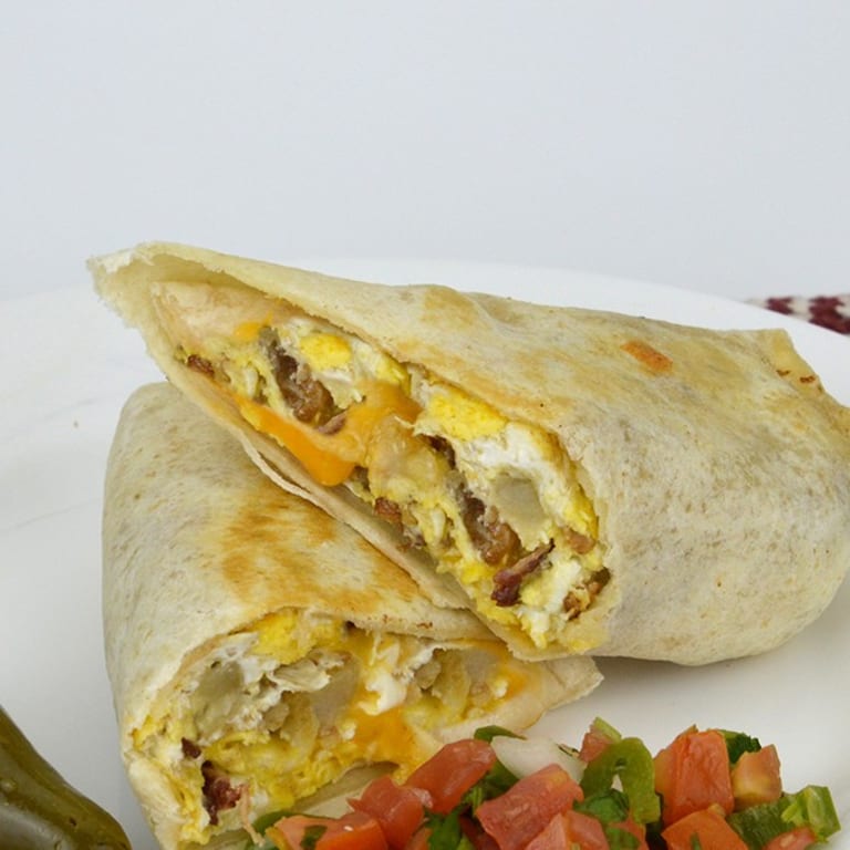 Delicious Breakfast Burrito