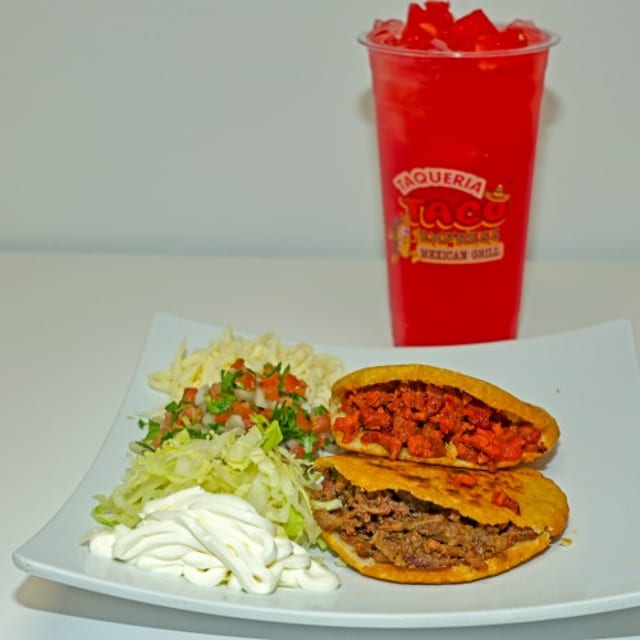 2 Gorditas W/ Agua Fresca.