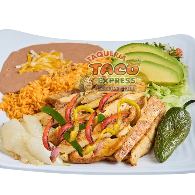 Chicken Fajita Plate.