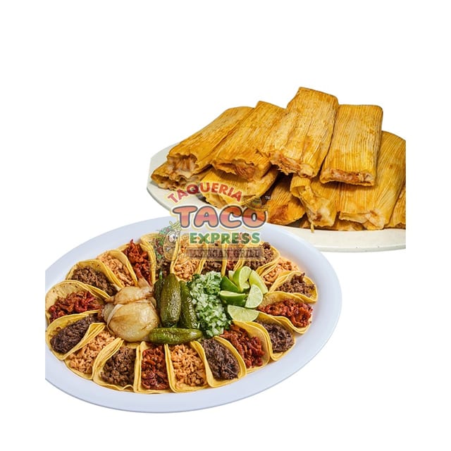 20 Tacos + Dozen of Tamales.