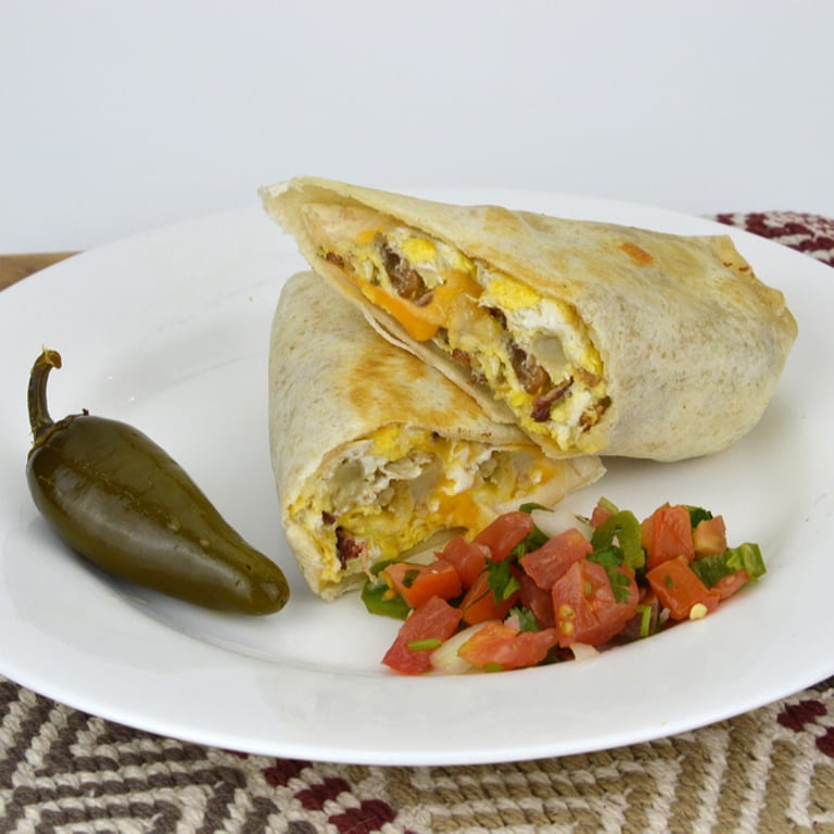 Delicious Breakfast Burrito Awaits