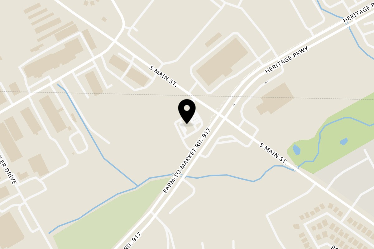 Map showing the location of Taqueria Taco Express Mansfield on 1170 S Main St suite 104 in Mansfield